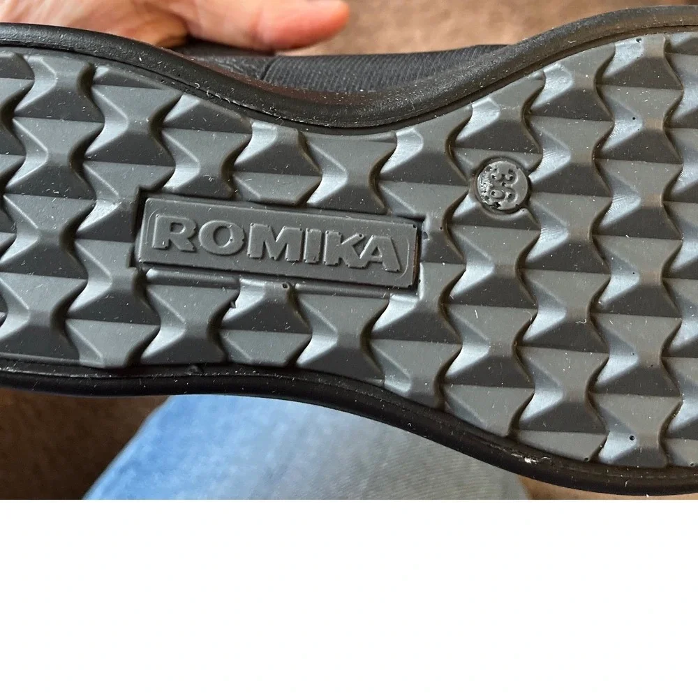 Romika Topdry Tex Waterproof Leather Ankle Boots Black Winter Shoes EU 36/US 5.5